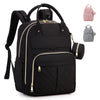 Moonbaby Diaper Bag Backpack, Baby Diaper Bags With Portable Changing Pad And Pacifier Case, Multifunctional Travel Diaper Backp