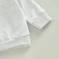 Toddler Baby Boy Clothes Set Solid Color Long Sleeve Crewneck Sweatshirt Top Casual Pants Set 2Pcs Fall Winter Outfits (Gray Gre