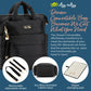 Itzy Ritzy Dream Convertible Diaper Bag Tote Backpack - Baby Diaper Bag - 14 Pockets Including 2 Insulated Pockets, Changing Pad