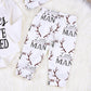 Newborn Suit For Baby Shower Deer Print Long Sleeve Romper+Long Pants+Hat (6-12Months, Man),12M