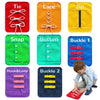 Creatoy Montessori Fine Motor Toys for Toddlers, Basic Life Skills Early Learning Sensory Toys for 2 3 4 5 Year Old Xmas Gifts, 
