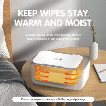 Wipe Warmer, Baby Wipe Warmer With 3 Modes Temperature Control, Diaper Wipes Dispenser With Large Capacity, Evenly Overall Heati