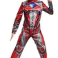 Disguise Red Power Rangers Costume for Kids. Official Licensed Power Ranger Classic Movie Red Ranger Suit with Mask for Boys & G