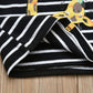 3Pcs Newborn Baby Boy Clothes Giraffe Printed Long Sleeve Stripe T-Shirt Pants And Hat Outfit Set (3-6 Months)