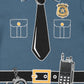 Cosland Toddler Boys Police Officer Costume Halloween Outfit, Blue, 2T