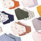 Gerber Baby Unisex Bandana Bibs 10-Pack, Multi Blues, One Size