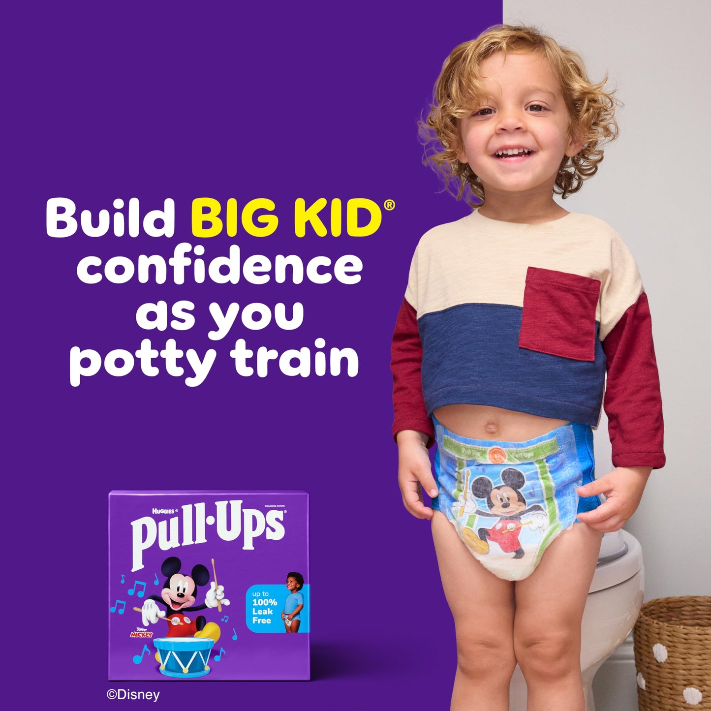 Pull-Ups Boys' Potty Training Pants, Size 3T-4T Training Underwear (32-40 Lbs), 84 Count