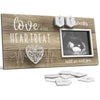 Baby Sonogram Picture Frame with Countdown Weeks - Standard 4x3 Ultrasound Photo - Pregnancy Announcements Ideas - Gender Reveal