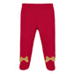 Gerber Nfl Baby Girls 3 Pack Bodysuit Registry Gift Set Footed Pant And Cap, Team Color, 0-3 Months Us