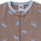 Gerber Baby-Boys 3-Pack Snug Fit Footless One-Piece Cotton Pajamas, Moose & Trees