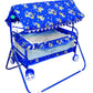 Avani Metrobuzz Baby Jhula Swing For Sleeping/Baby Crib For Ew Born Baby/Baby Crib And Cradle Two In One (Blue) (Blue)|Folding|I