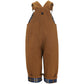 Carhartt Baby-Boys Washed Canvas Bib Overall, Carhartt Brown, 6 Months