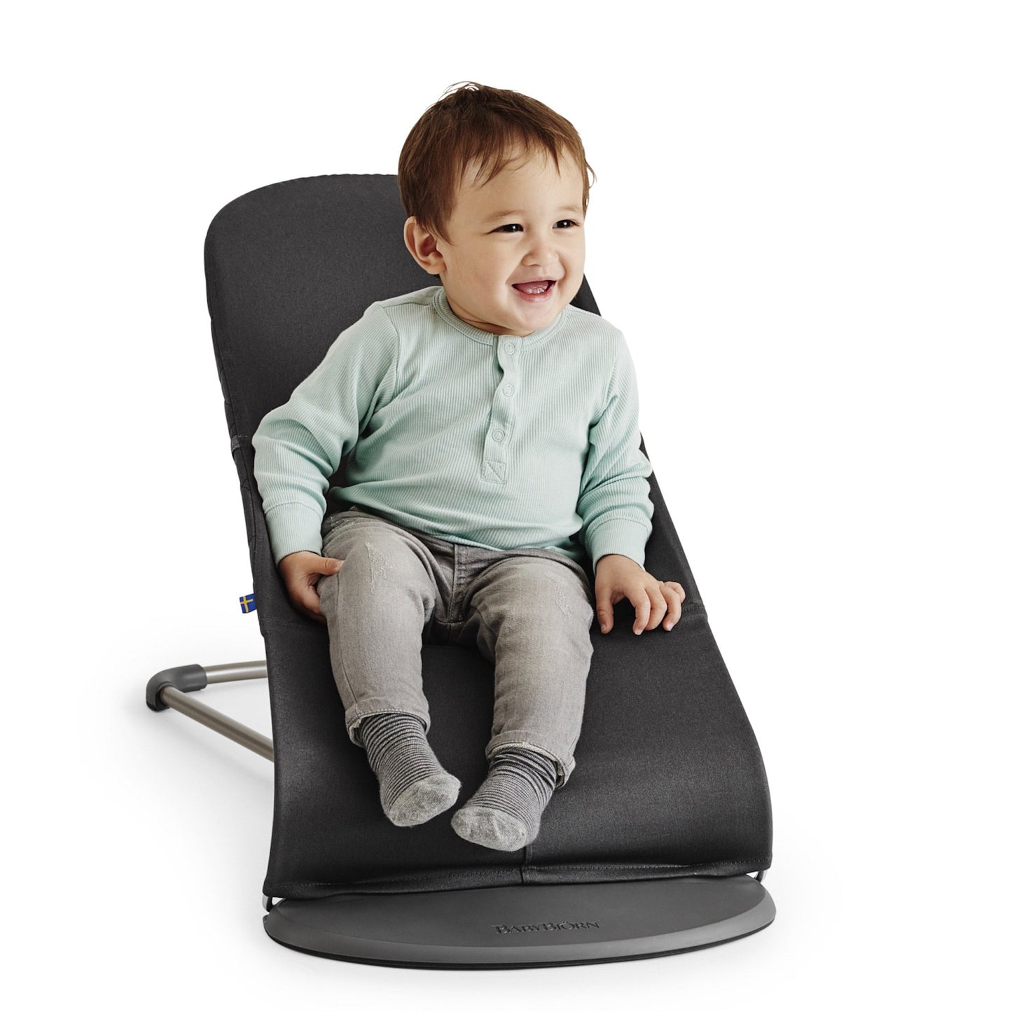 Babybjrn Babybjorn Fabric Seat For Bouncer, Anthracite, Cotton, Anthracite, 1 Count (Pack Of 1)