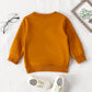 Boebnozcv Toddler Baby Boy Girl Halloween Sweatshirt Top Long Sleeve Pumpkin Letter Print Oversized Sweater Shirts Fall Clothes