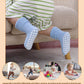 Lanleo Baby Girls Boys Non Slip Socks With Grips Toddler Kids Unisex Warm Thick Cotton Ankle Crew Socks With Grippers 6 Pairs Co