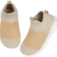 Baby Socks Boys Girls Breathable Walking Shoes Toddler Slippers Infant Shoes Toddle Sneaker With Soft Rubber Sole,Khaki-1
