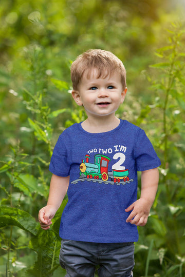 Unordinary Toddler 2Nd Birthday Shirt Boy Chugga Chugga Two Two Train Im Two Years Old Second Birthday Tshirt (Us, Age, 2 Years,