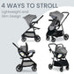 Britax Willow Brook Baby Travel System, Infant Car Seat And Stroller Combo With Aspen Base, Clicktight Technology, Rightsize Sys