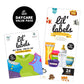 Daycare Value Pack - Write On Name Labels, Waterproof (Animal Friends) + (Bright White)