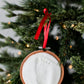 Pearhead Baby Prints Hoop Christmas Ornament, Newborn Handprint Or Footprint Holiday Keepsake Kit, Easy No-Bake Diy Clay Impress