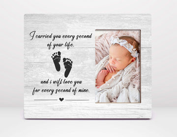 Orchroma I Carried You Every Second Of Your Life Picture Frame - Miscarriage Picture Frames Gifts For Pregnancy Loss,In Memory O