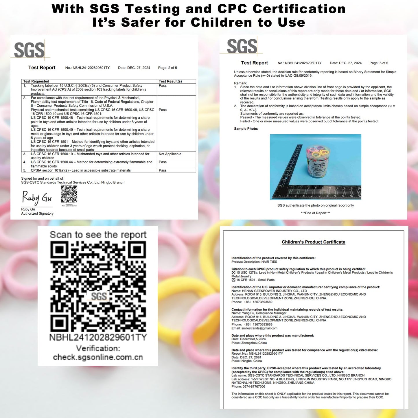 Seamless Fluffy Hair Ties For Kids,100 Psc Baby Hair Ties,Seamless Cotton Toddler Hair Ties,Soft Hair Ties For Little Girls And