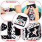 Dr.Rapeti Soft Cloth Book For Baby Infant Toddler Kids 6-Pack High Contrast Black And White Crinkle Washable Non-Toxic Early Edu