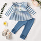 18 Months Girl Clothes Toddler Baby Girl Outfits Floral Shirt Top Purple Pants Fall Winter Little Girl Clothes 2T Outfit For Gir
