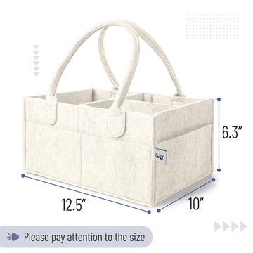 Mr. Pen- Baby Diaper Caddy Organizer, Beige, Baby Organizer, Car Diaper Caddy, Baby Caddy Organizer, Portable Diaper Caddy, Diap