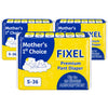 Fixel Baby Diaper Pants Small S Size Pack Of 3 (108 Pieces)