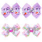 4 Pieces Easter Bows Hair Clips Easter Bows Clips Grosgrain Hair Barrettes Rabbit And Egg Headwear Hairpin Easter Hair Accessori