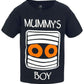 Unique Baby Boys Toddler Mummy'S Boy Halloween Short Sleeved T Shirt (4T) Black