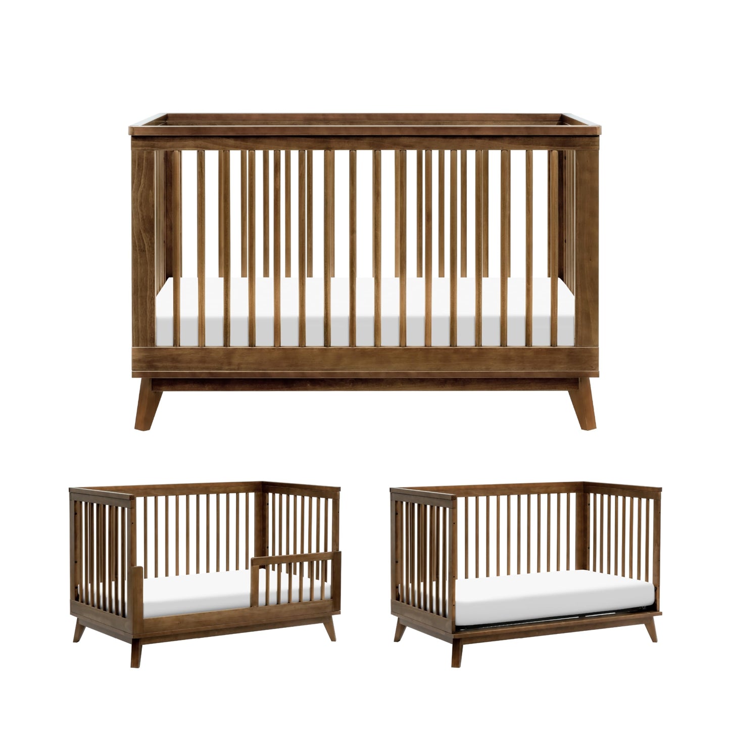 Babyletto Scoot 3-in-1 Convertible Baby Crib - GREENGUARD Gold Certified - Convertible Crib to Toddler Bed and Daybed - Baby Bed