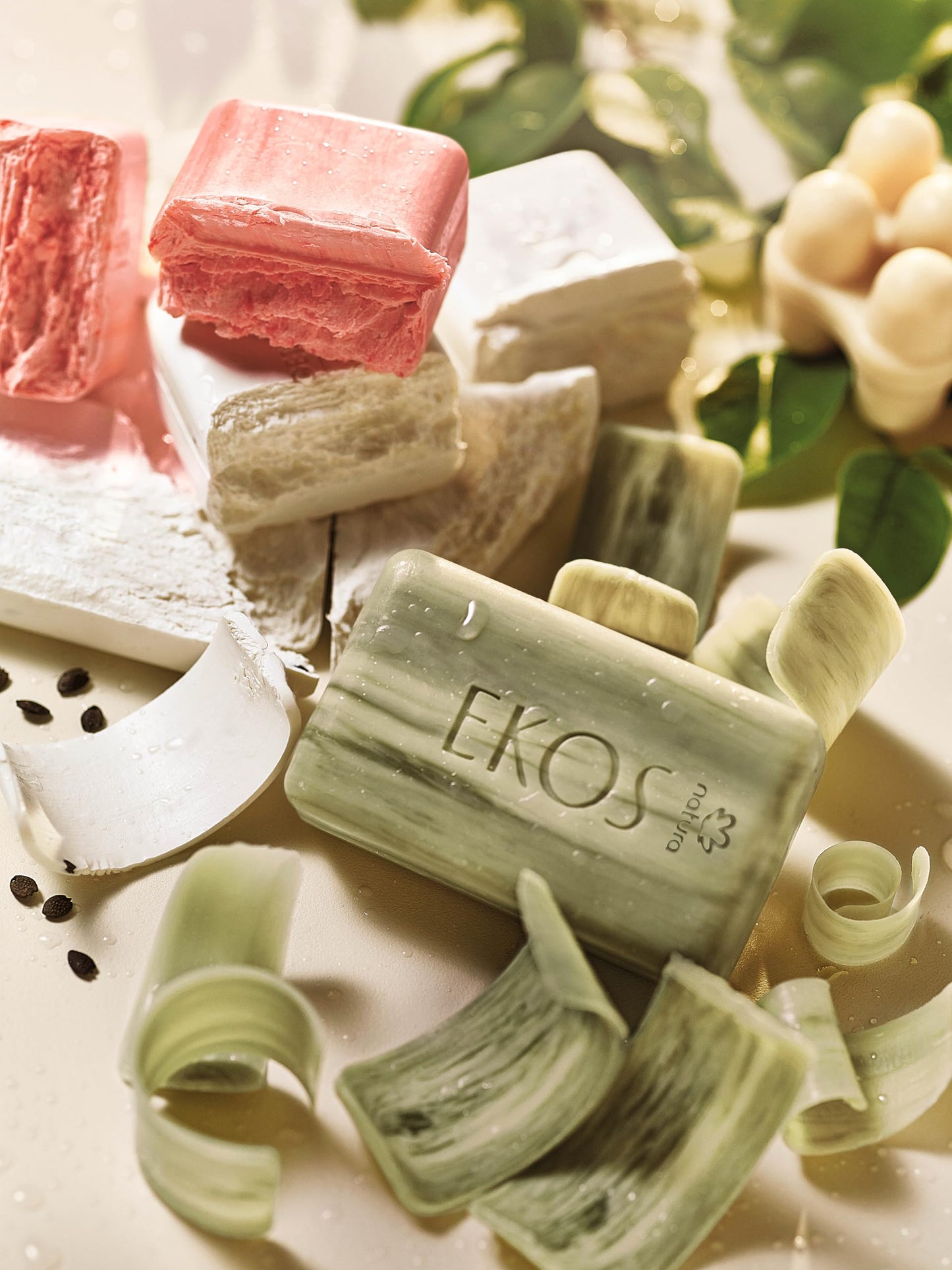 Natura - Ekos Ucuuba, Castanha, Andiroba, Maracuj   Bar Soap Set (4 Pack) - 1 Exfoliating Bar, 3 Other Bars - Vegetable Oils - V