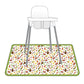 Bapronbaby Eric Carle Tropical Fruit Splash Mat - Waterproof Catch-All For Under High Chairs, Floors, Tables, Playtime Or Arts &