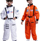 Maxim Party Supplies Kids Astronaut Costume Space Suit Onesie With Embroidered Patches And Pockets For Children, Boys, Toddlers