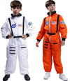 Maxim Party Supplies Kids Astronaut Costume Space Suit Onesie With Embroidered Patches And Pockets For Children, Boys, Toddlers