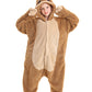 CuteOn Sloth Onesie for Girls Boys Animal Costume Halloween Christmas for Height 120cm