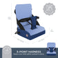 Dreambaby Grab N Go Travel Booster Seat - Portable Toddler High Chair For Dining (6M-5Y) With Storage & Shoulder Strap