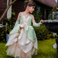 Tolafio Tiana Costume Princess Costume For Girls Dress Birthday Role Play Dress Up Ball Gown