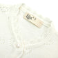 Lilax Baby Girls' Little Hearts Knit Cardigan Sweater (6 Months, Cream)