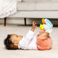 Infantino Babys 1st Rattle Bundle Gift Set, Wrist Rattles, Foot Rattles, Spin & Teethe Gummy Rattle, Multicolor Fruit-Themed, 3
