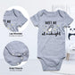 Funnycokid Unisex Newborn Clothes Meet Me At Midnight Bottle Baby Outfits Gender Neutral Baby Onsies 3-6 Months Announcement Bod