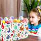 BOOHIT Large Easter Baskets for Kids Teen Boys Personalized Egg Hunting Baskets Baby Girl Fabric Empty Easter Gift Bakset ( boho