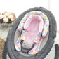 Swesen Baby Car Seat Head Support, Super Soft 2 In 1 Infant Car Seat Insert For Girls, Reversible Newborn Car Seat Insert Cushio