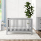 Gap Babygap Charlie 6-In-1 Convertible Crib - Greenguard Gold Certified, Grey
