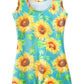 Hoziy Baby Leotards 12-18 Months For Gymnastics 18-24 18 Months 24 Month 1T 2T 1-2T Toddlers Bodysuits Dance Teal Blue Sunflower