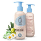 Oeight Baby Body Wash, 100% Natural Active Ingredients Sensitive Skin Baby Wash with Aloe Vera, Chamomile, Olive Oil & Provitami