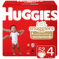 Huggies Little Snugglers Baby Diapers, Size 4, 52 Ct