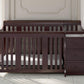 Storkcraft Portofino 5-In-1 Convertible Crib And Changer (Espresso) - Crib And Changing -Table Combo With 3 Drawers, Includes Ba